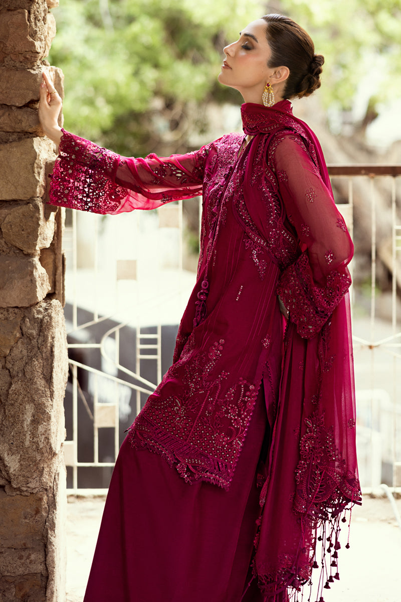 Qalamkar Chiffon Wedding Formals 25