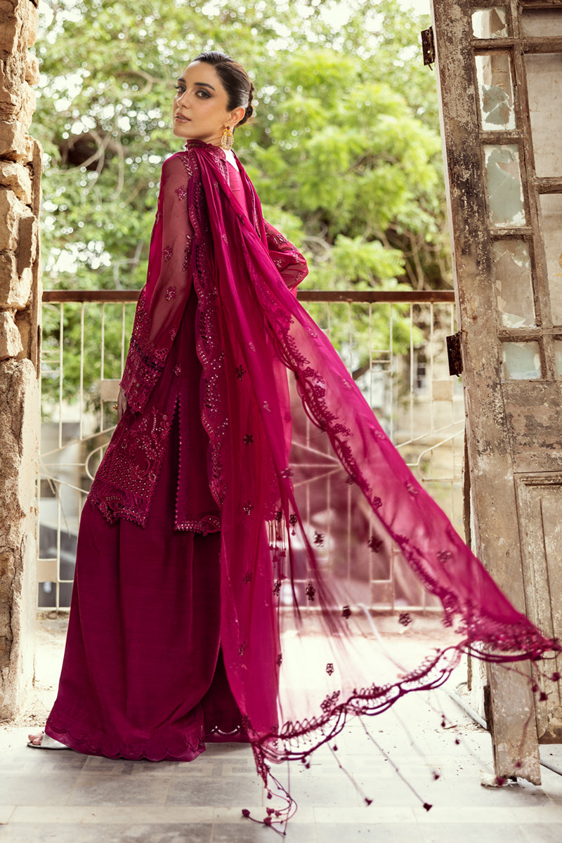 Qalamkar Chiffon Wedding Formals 25