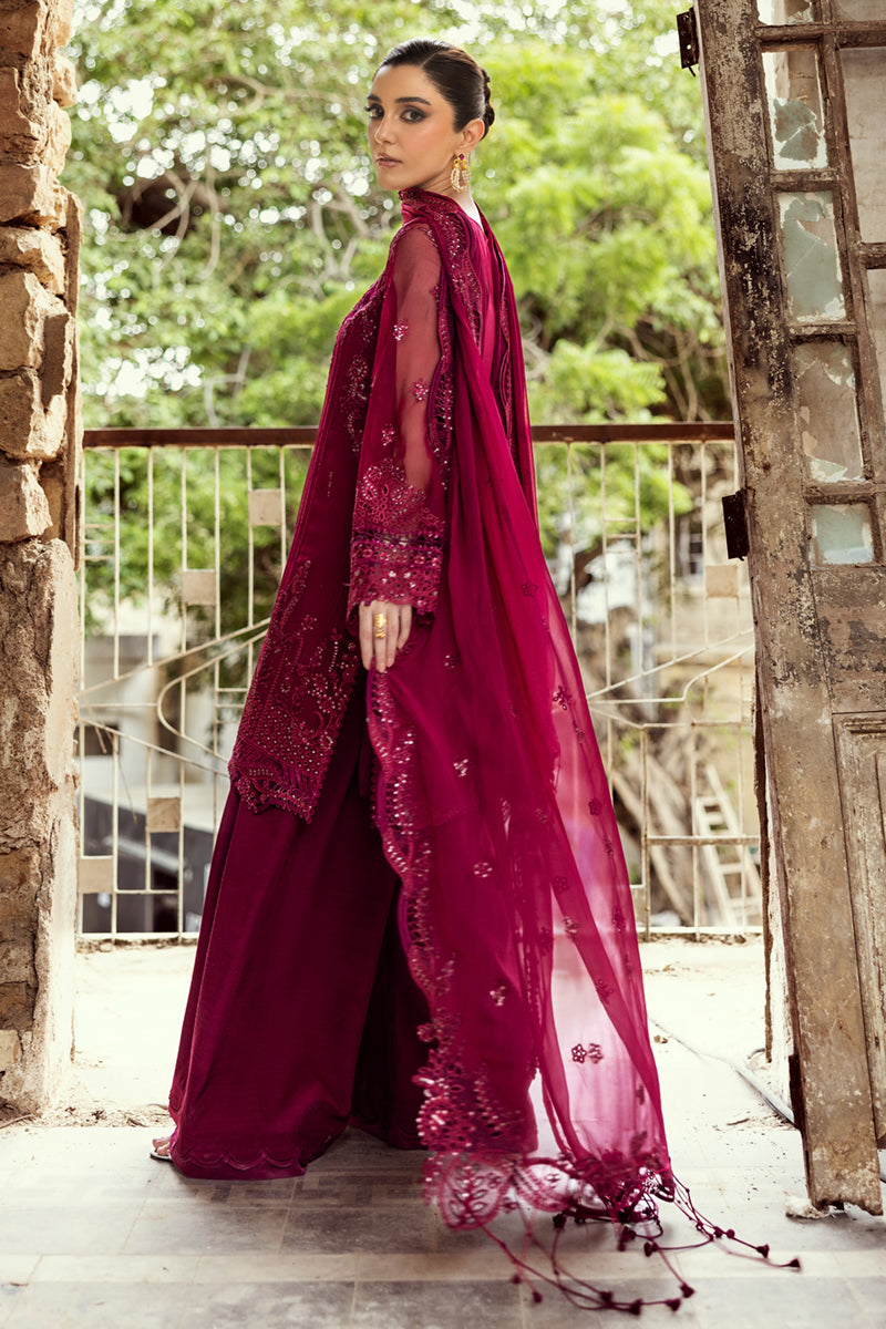 Qalamkar Chiffon Wedding Formals 25