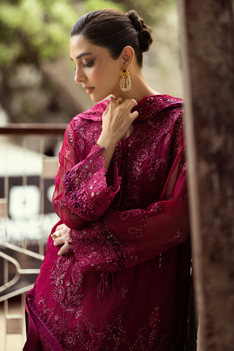 Qalamkar Chiffon Wedding Formals 25