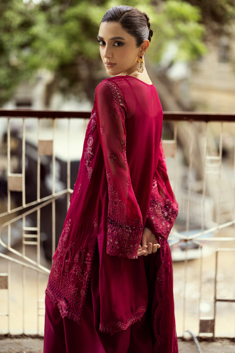 Qalamkar Chiffon Wedding Formals 25