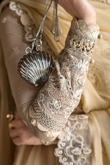 Qalamkar Chiffon Wedding Formals 25