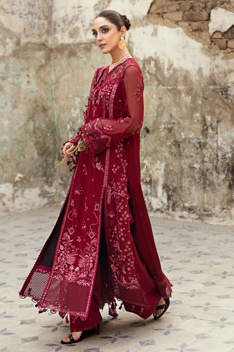 Qalamkar Chiffon Wedding Formals 25