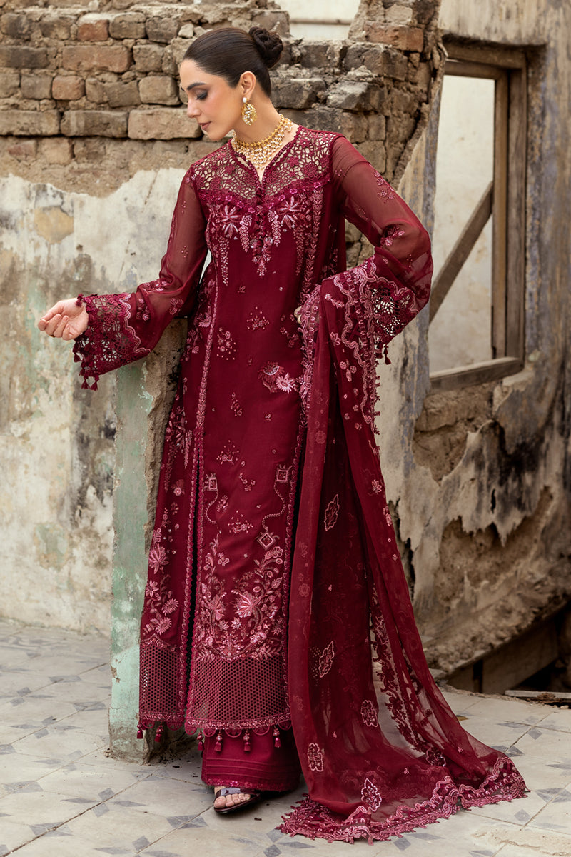 Qalamkar Chiffon Wedding Formals 25