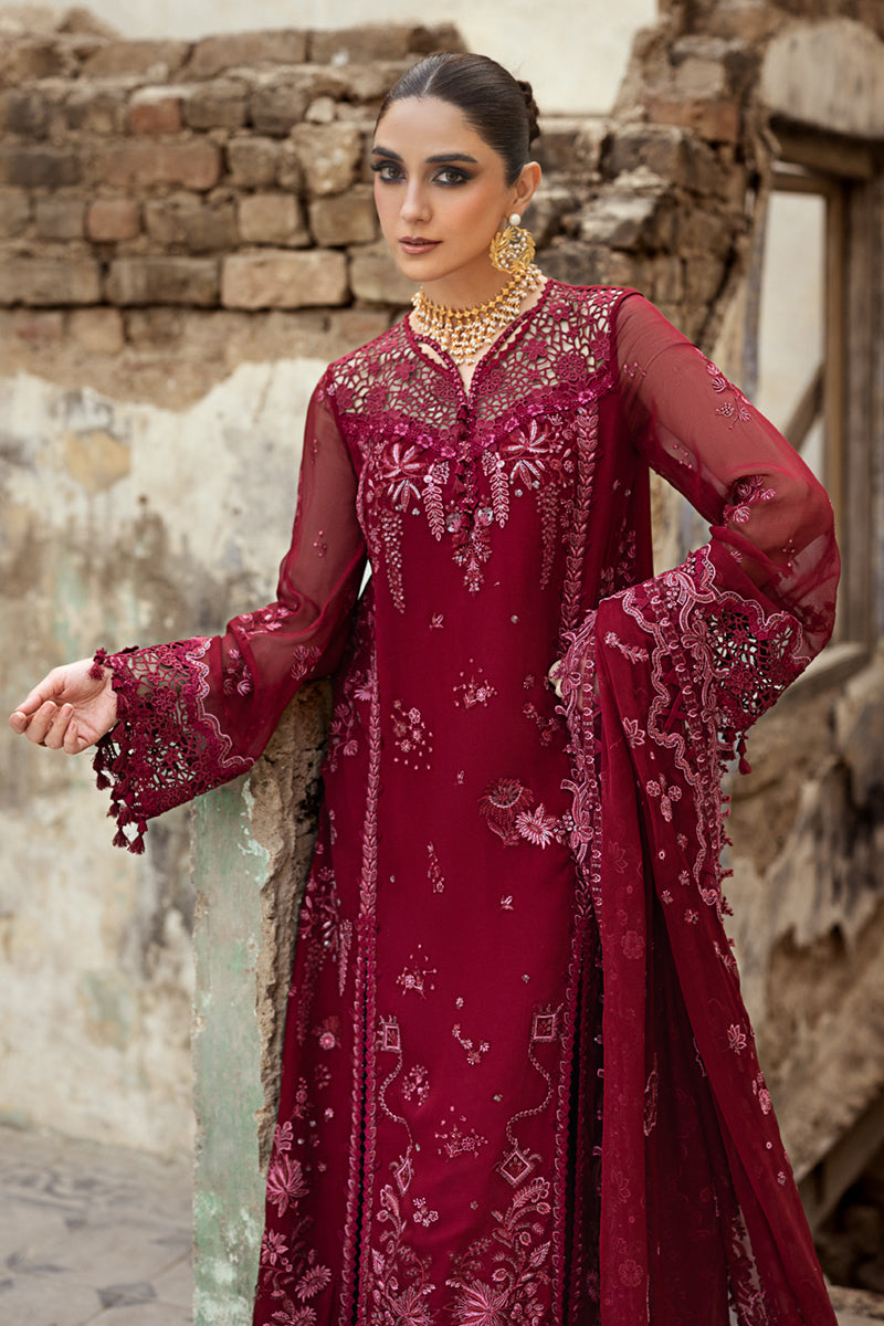 Qalamkar Chiffon Wedding Formals 25