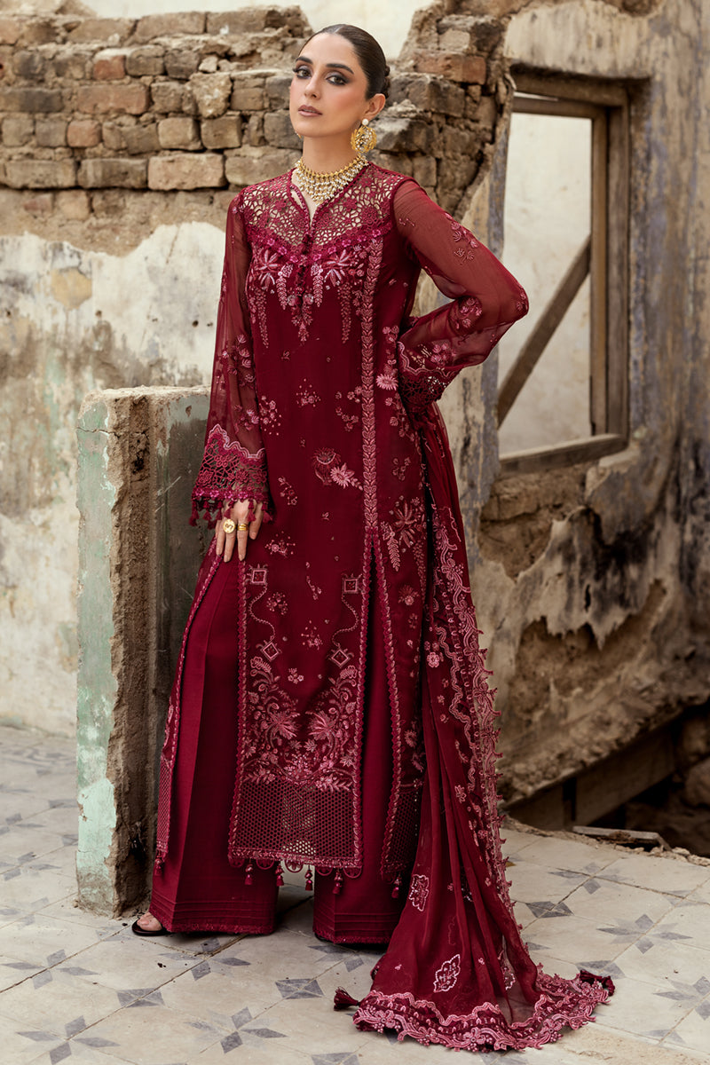 Qalamkar Chiffon Wedding Formals 25