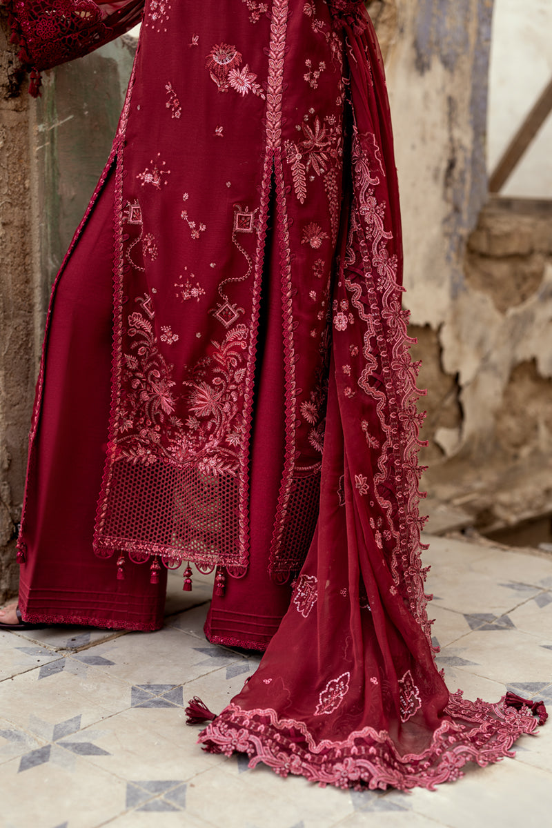 Qalamkar Chiffon Wedding Formals 25