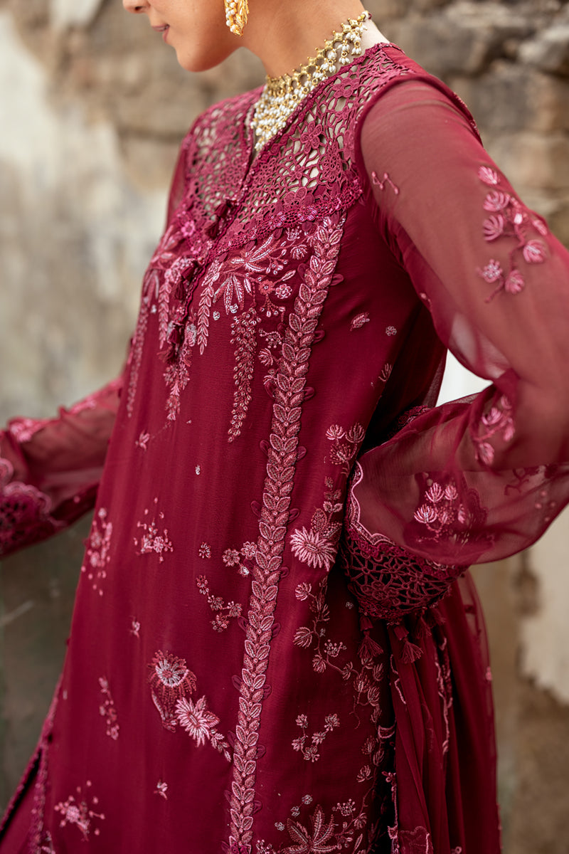 Qalamkar Chiffon Wedding Formals 25