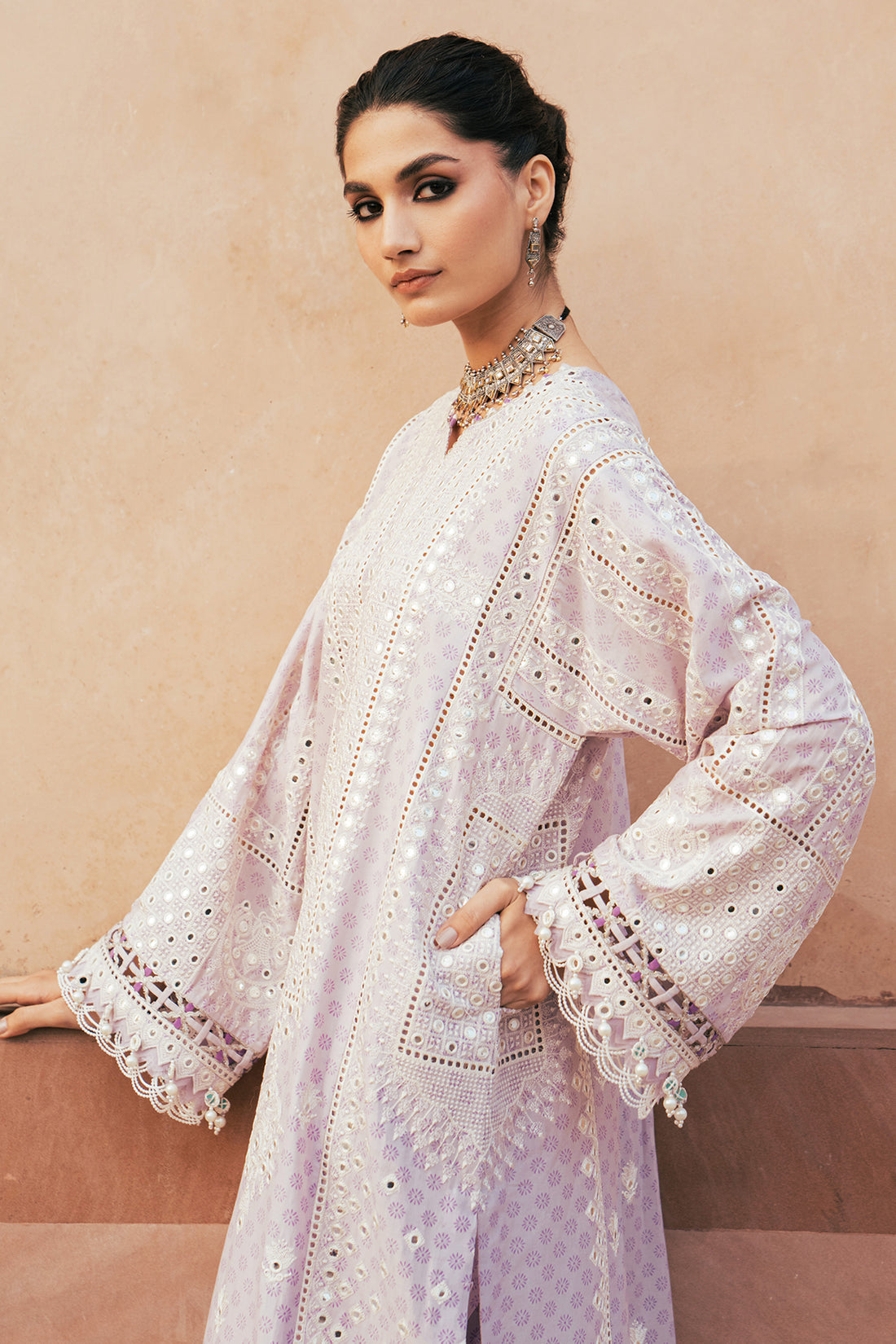 Shahkaar Luxury Lawn Embroidered Eid Festive Collection D13