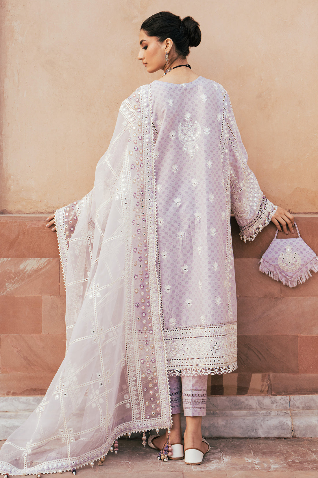 Shahkaar Luxury Lawn Embroidered Eid Festive Collection D13