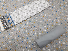 Komal Prints Wrinkle Free 3 Piece Suit