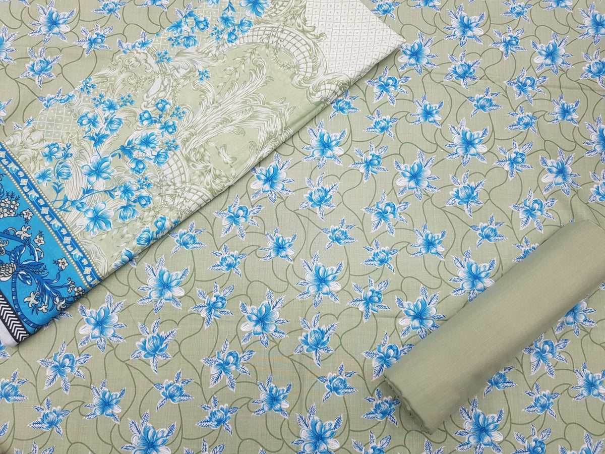 Komal Prints Wrinkle Free 3 Piece Suit