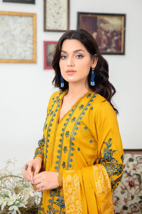 Awal Embroidered Lawn Collection By Johra