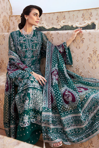 Secret Garden Luxury Embroidered Formal Chiffon Collection By Nureh 63