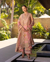 Zinnia Luxury Lawn By Faiza Saqlain