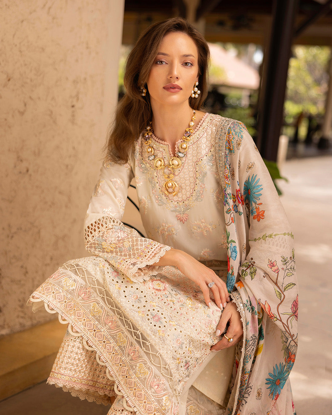 Zinnia Luxury Lawn By Faiza Saqlain