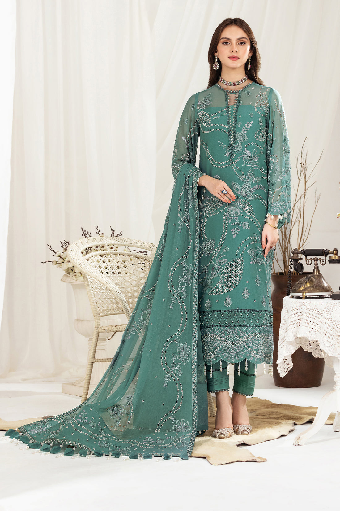 Alizeh Dhaagey Luxury Formal Vol-3 Meshki-02