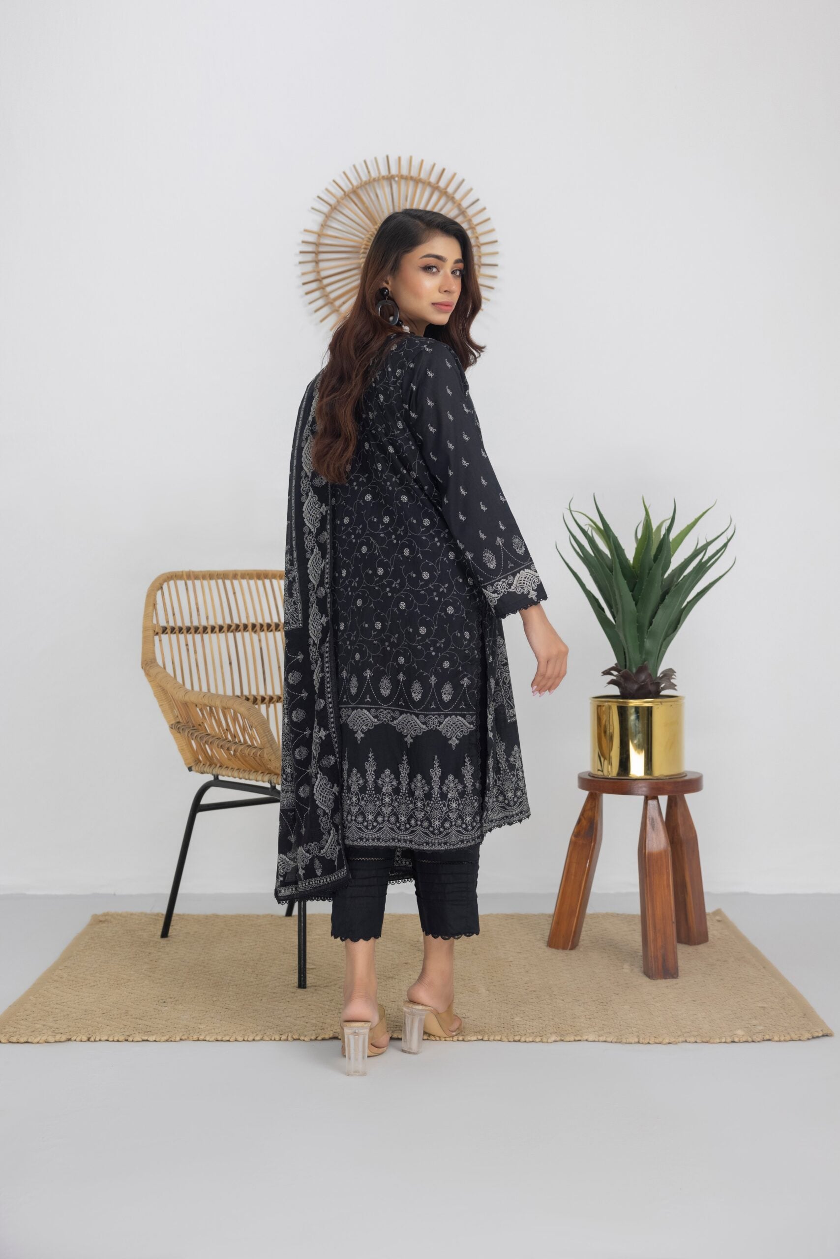 Salina By Regalia Black & White Chapter 3 Lawn Collection 24