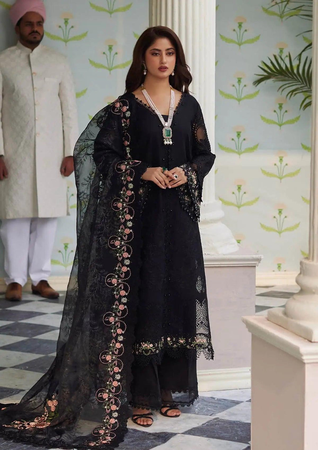 Elaf Eid Edit Luxury Embroidered Collection 1B