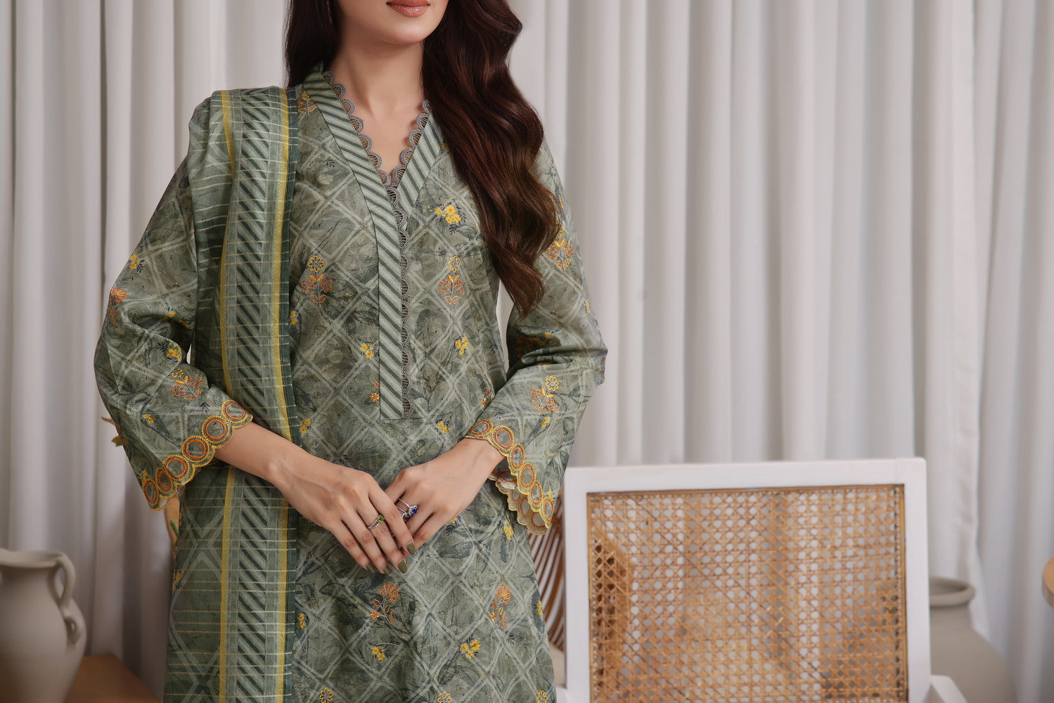 Zynah Chikankari Lawn Collection Vol-1 2025