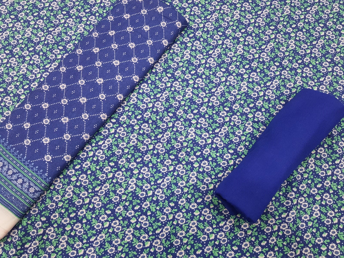 Komal Prints Wrinkle Free 3 Piece Suit