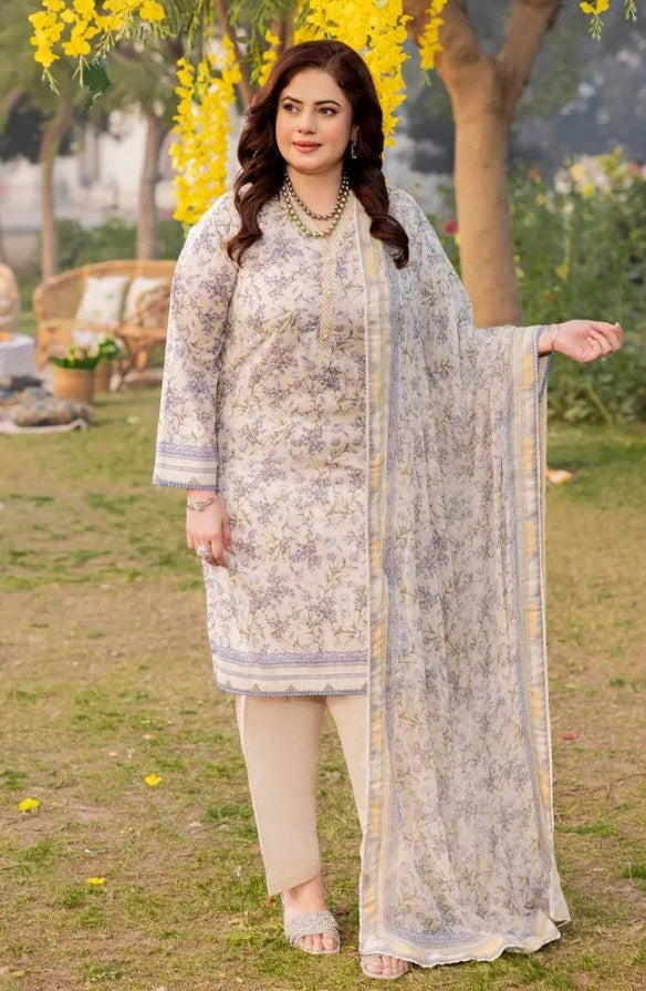 Gul Ahmed Lawn-BM-42014