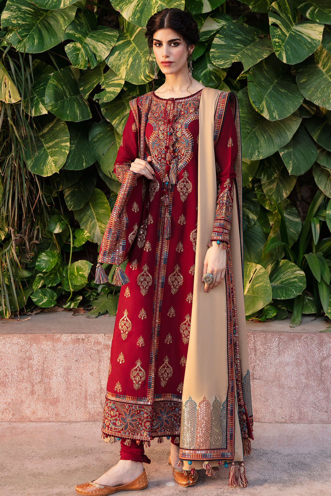 Jazmin Present Dastak Embroidered Luxury Winter Collection D-01