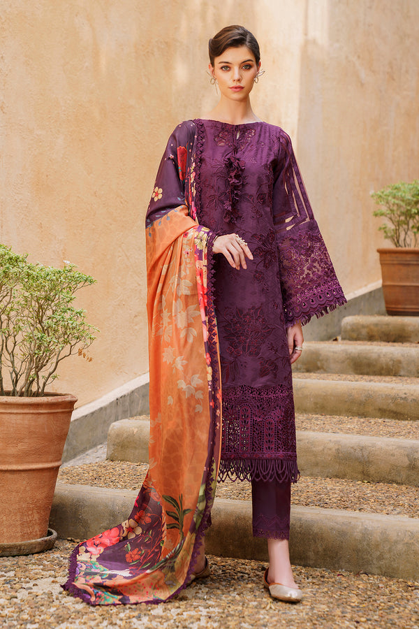 Baroque Embroidered Swiss Lawn Festive Collection '24 (04)