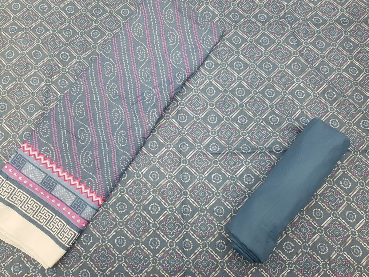 Komal Prints Wrinkle Free 3 Piece Suit