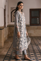 Shahkaar Luxury Lawn Embroidered Eid Festive Collection D3