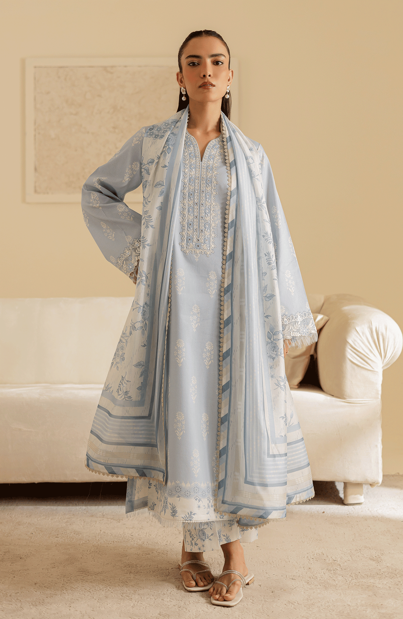 Selure - Unstitched Lawn - '25 By Seran