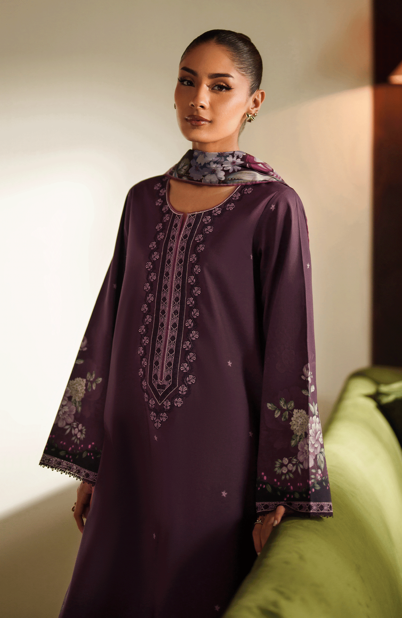 Ilara - Unstitched Cambric Edit - '25 By Seran