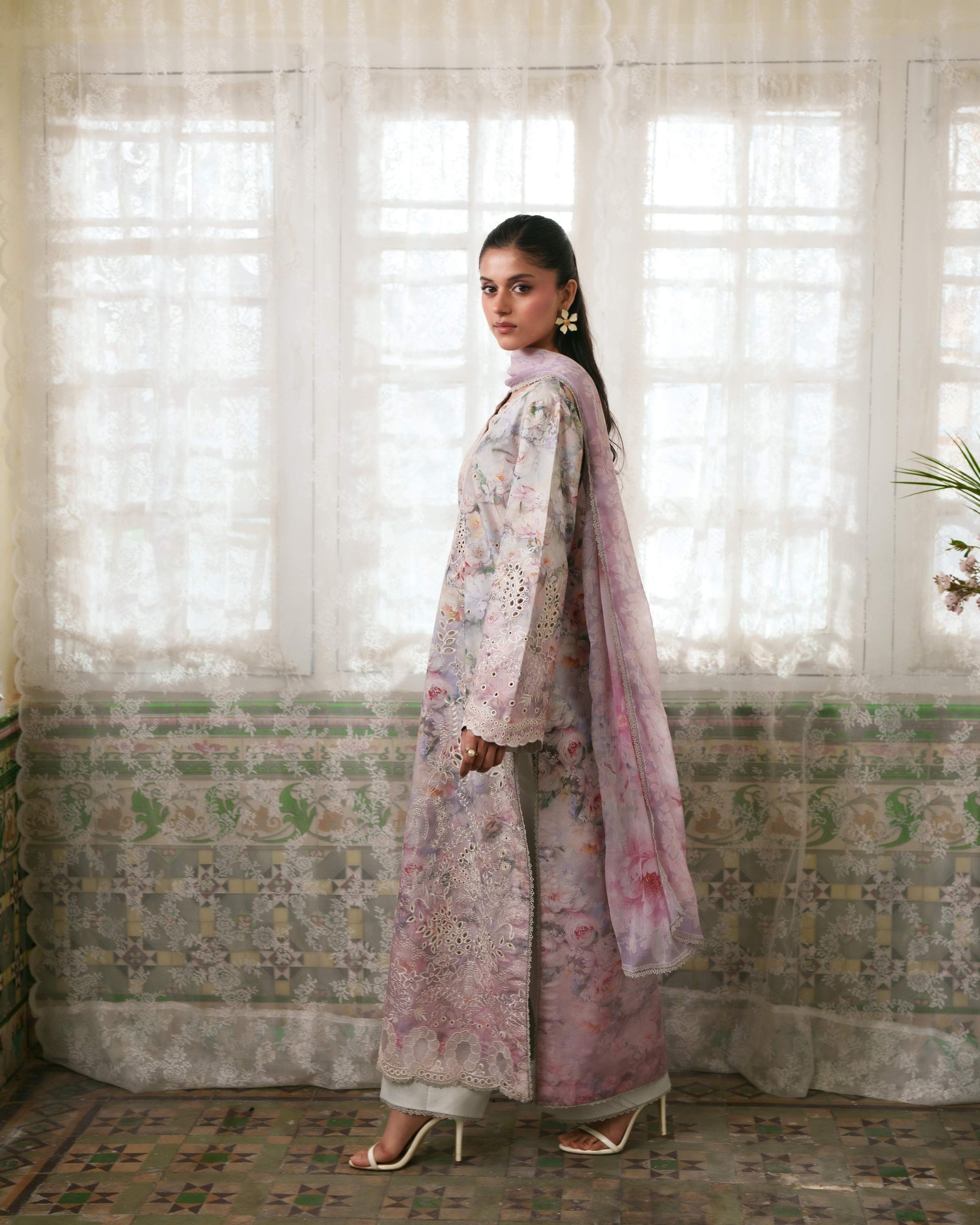 Neeshay Summer Printkari Lawn