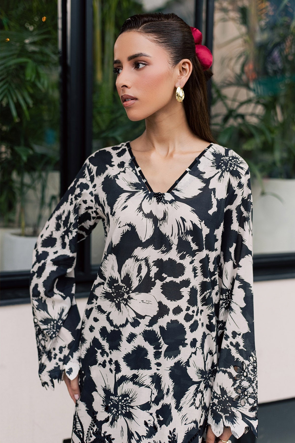 Nureh Ballerina Printed Chikankari 2 Piece Lawn