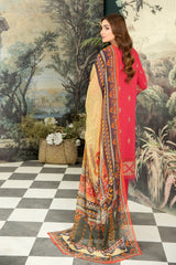 Syra Embroidered Lawn With Digital Printed Chiffon Dupatta Collection By Johra