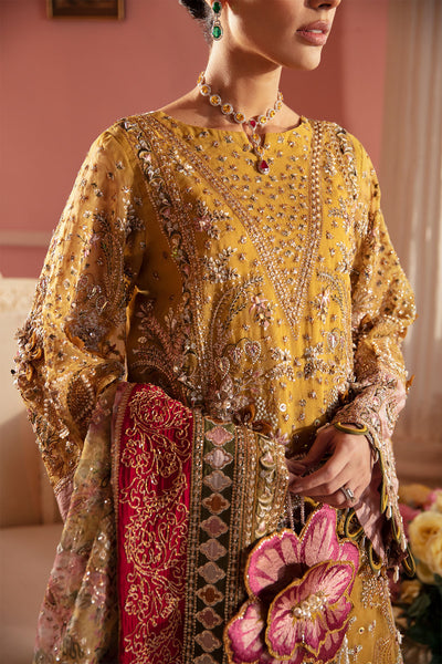 Secret Garden Luxury Embroidered Formal Chiffon Collection By Nureh 60