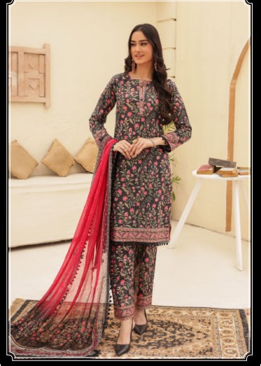 Zebtan Printed Lawn Collection By Soghat Creation 24' (05)