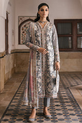 Shahkaar Luxury Lawn Embroidered Eid Festive Collection D3