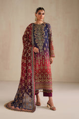 BAROQUE EMBROIDERED CHIFFON FANCY FORMAL