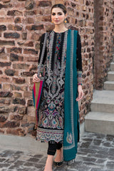 Jazmin Present Dastak Embroidered Luxury Winter Collection D-08