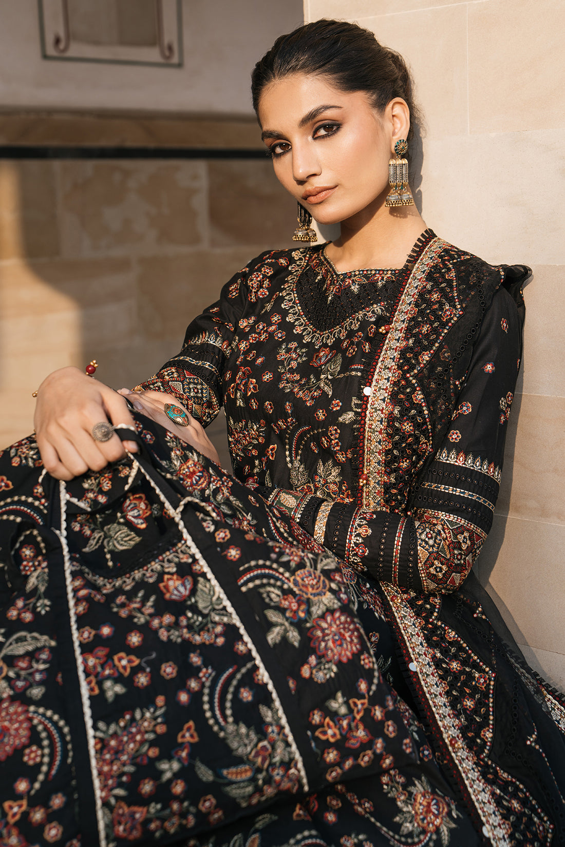 Shahkaar Luxury Lawn Embroidered Eid Festive Collection 15