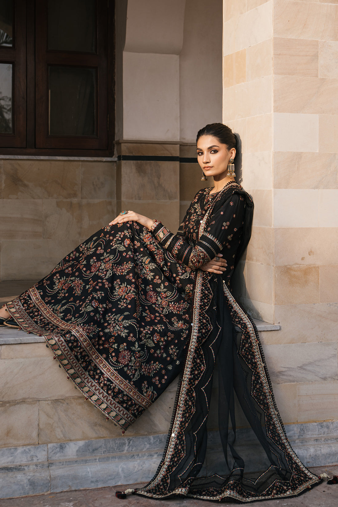 Shahkaar Luxury Lawn Embroidered Eid Festive Collection 15