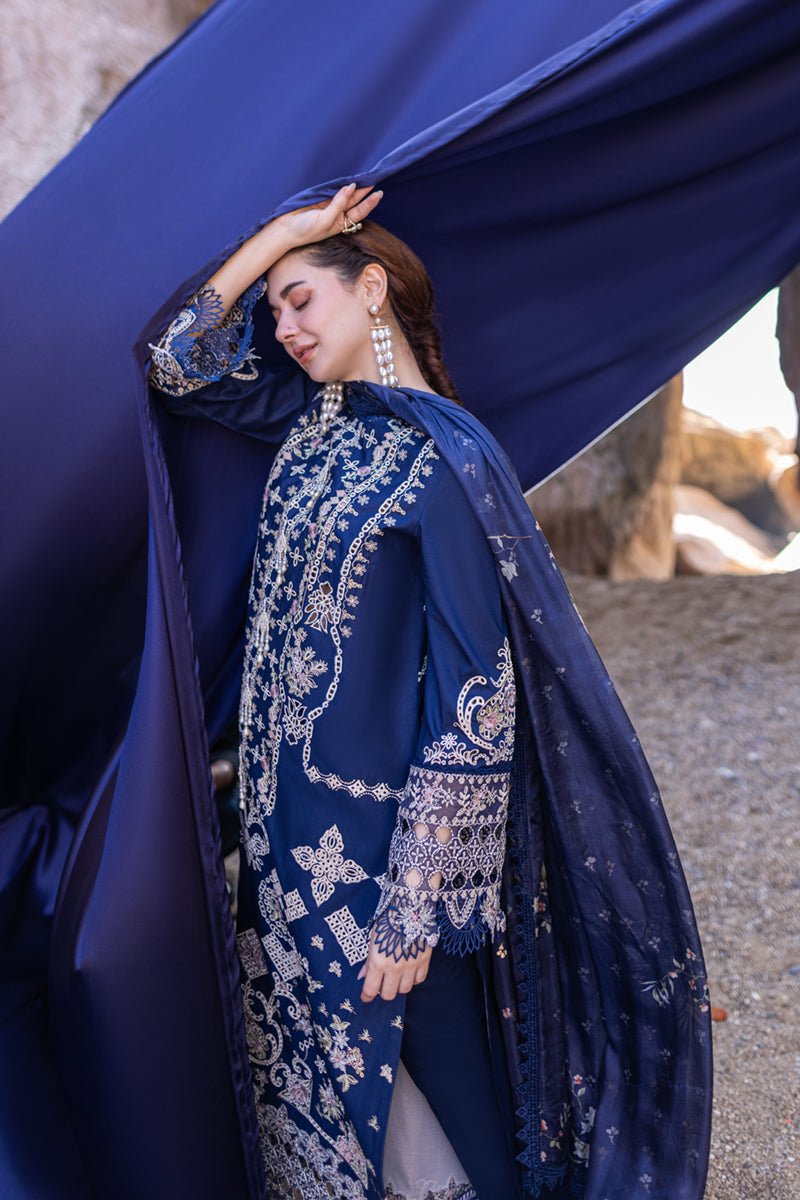 Qalamkar Sahil Kinare Luxury Embroidered Lawn Collection 06