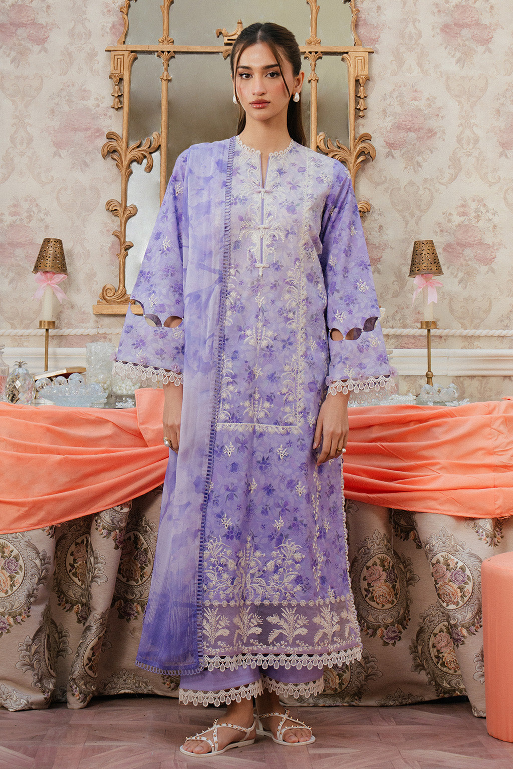 Armelia Printed Lawn'25 By Ayzel