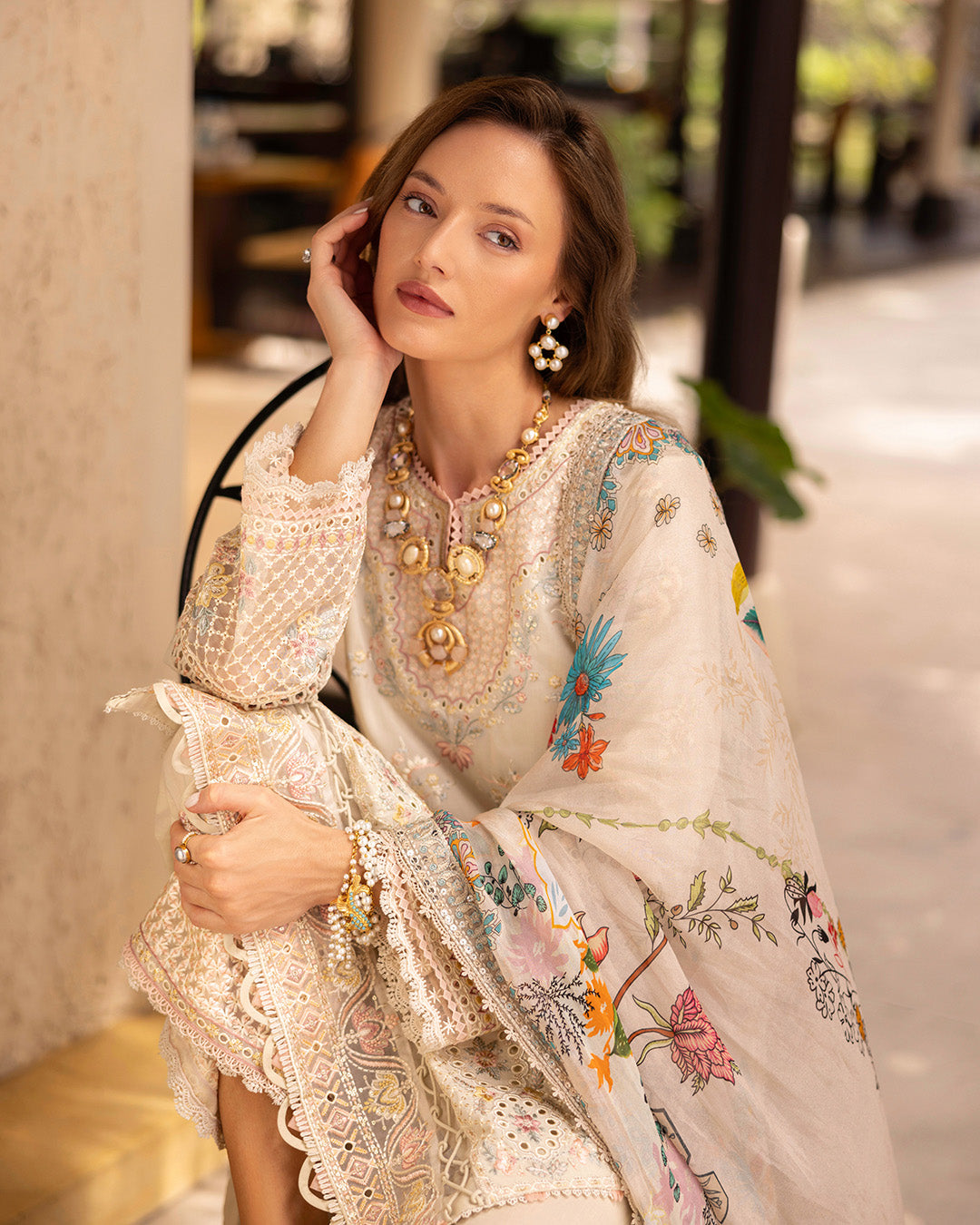 Zinnia Luxury Lawn By Faiza Saqlain