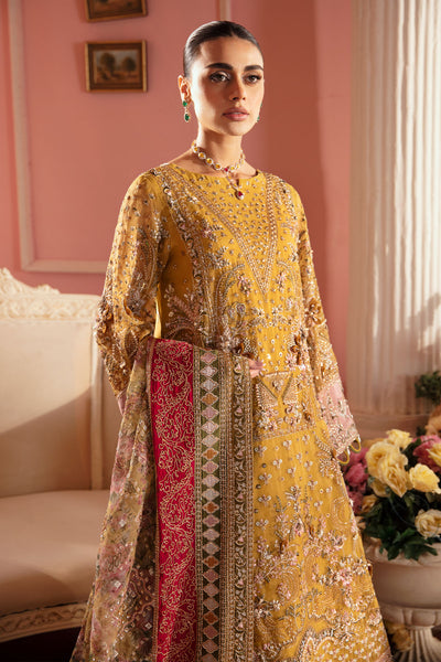 Secret Garden Luxury Embroidered Formal Chiffon Collection By Nureh 60