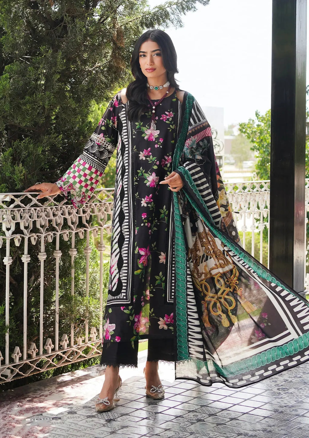 Elaf  Printed Lawn Collection 24 (2A)