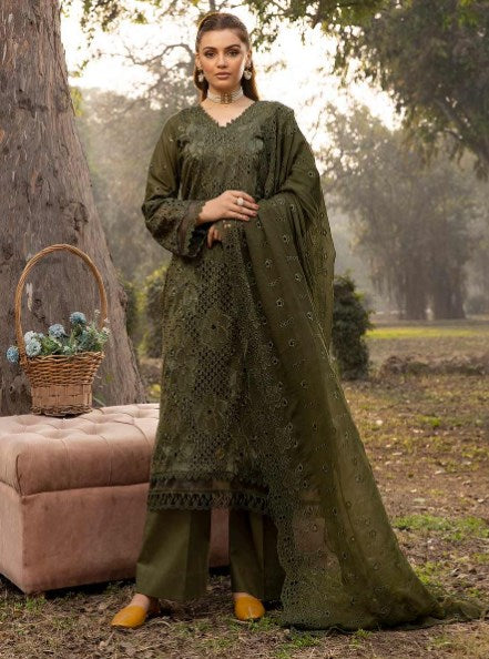 Noor e Chasham Embroidered Lawn Collection By Aalaya