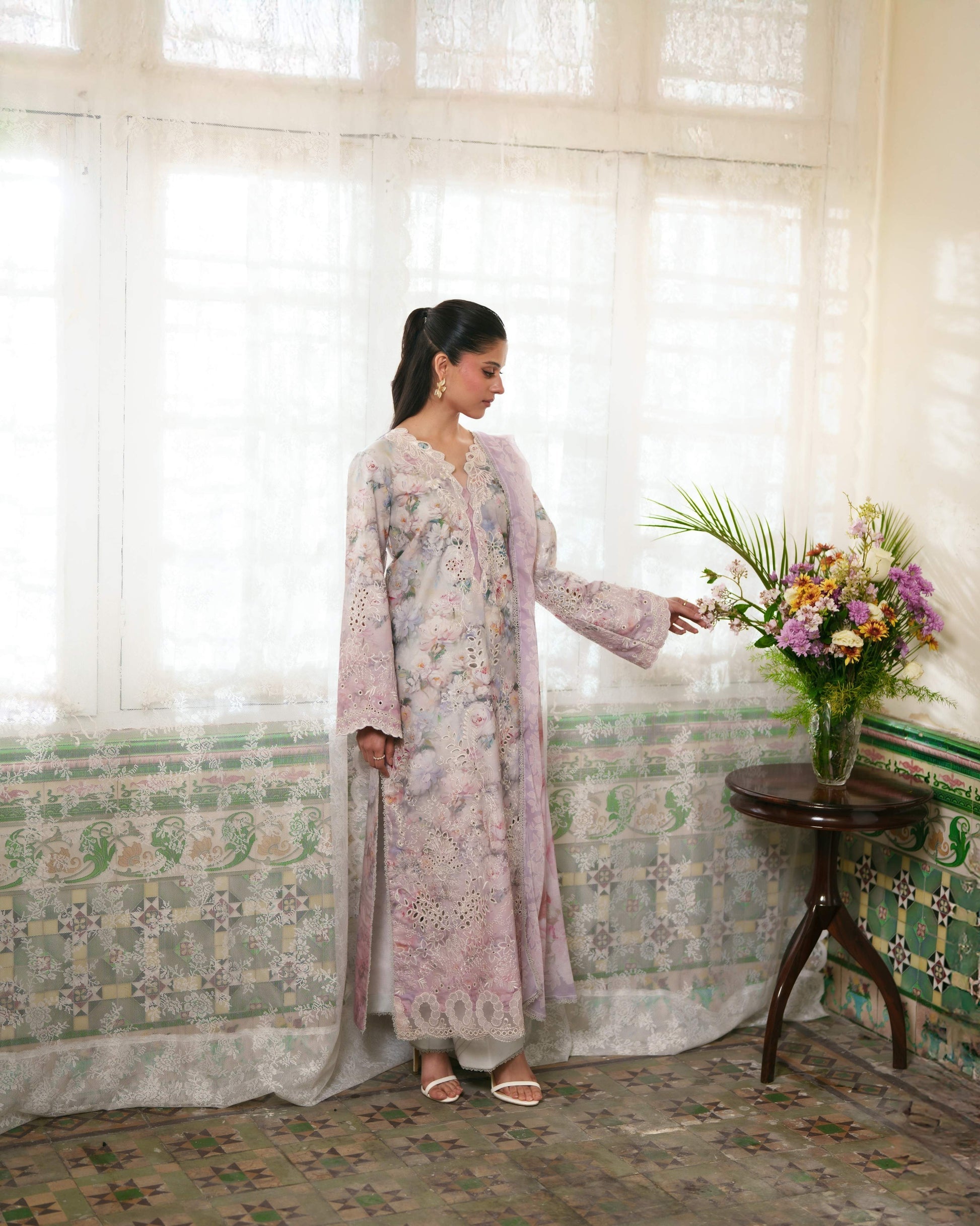 Neeshay Summer Printkari Lawn