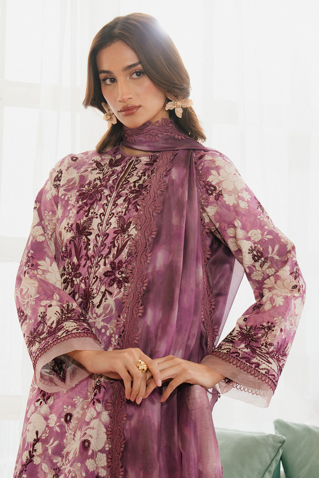 Armelia Printed Lawn'25 By Ayzel